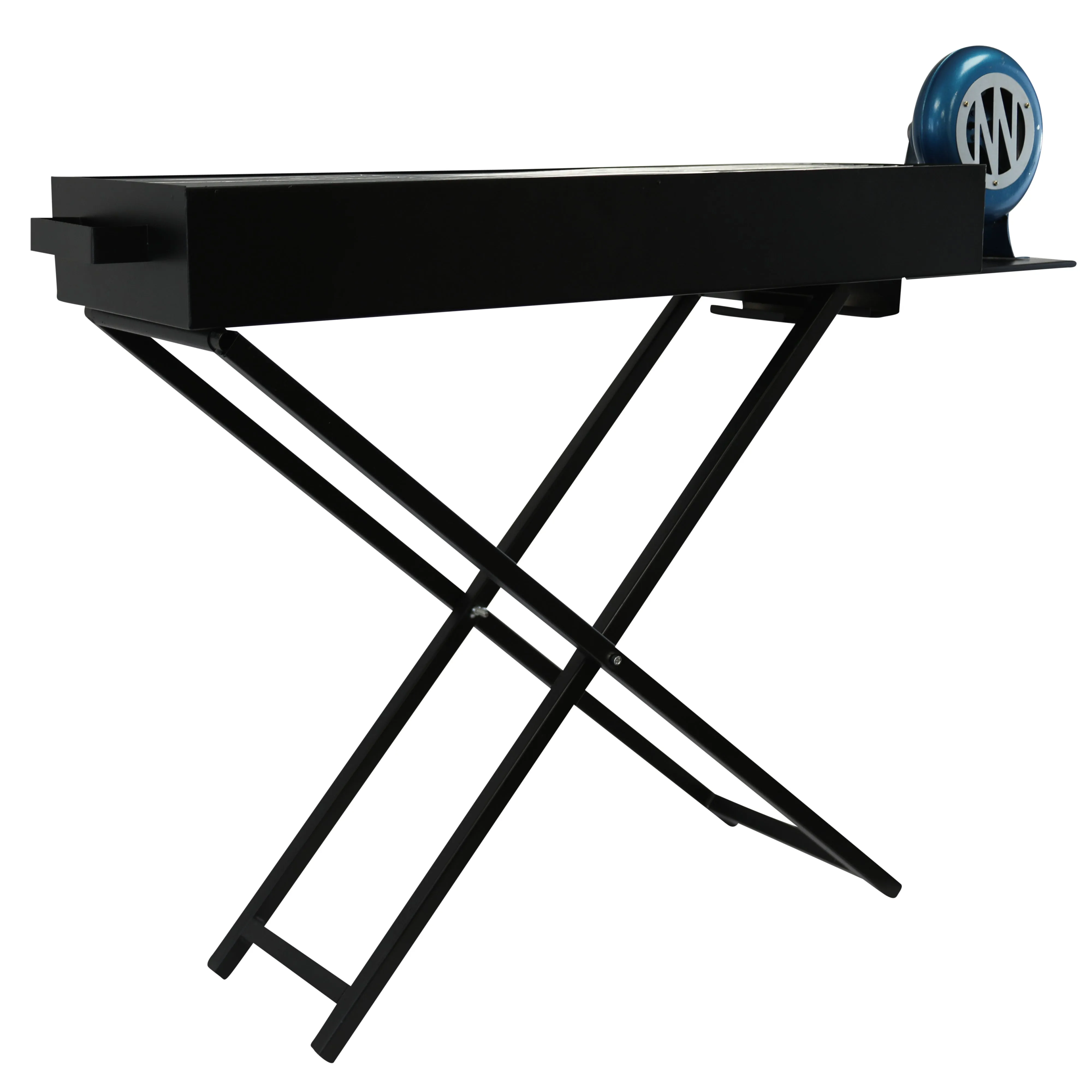 Portable Charcoal BBQ Grill with Fan Integration