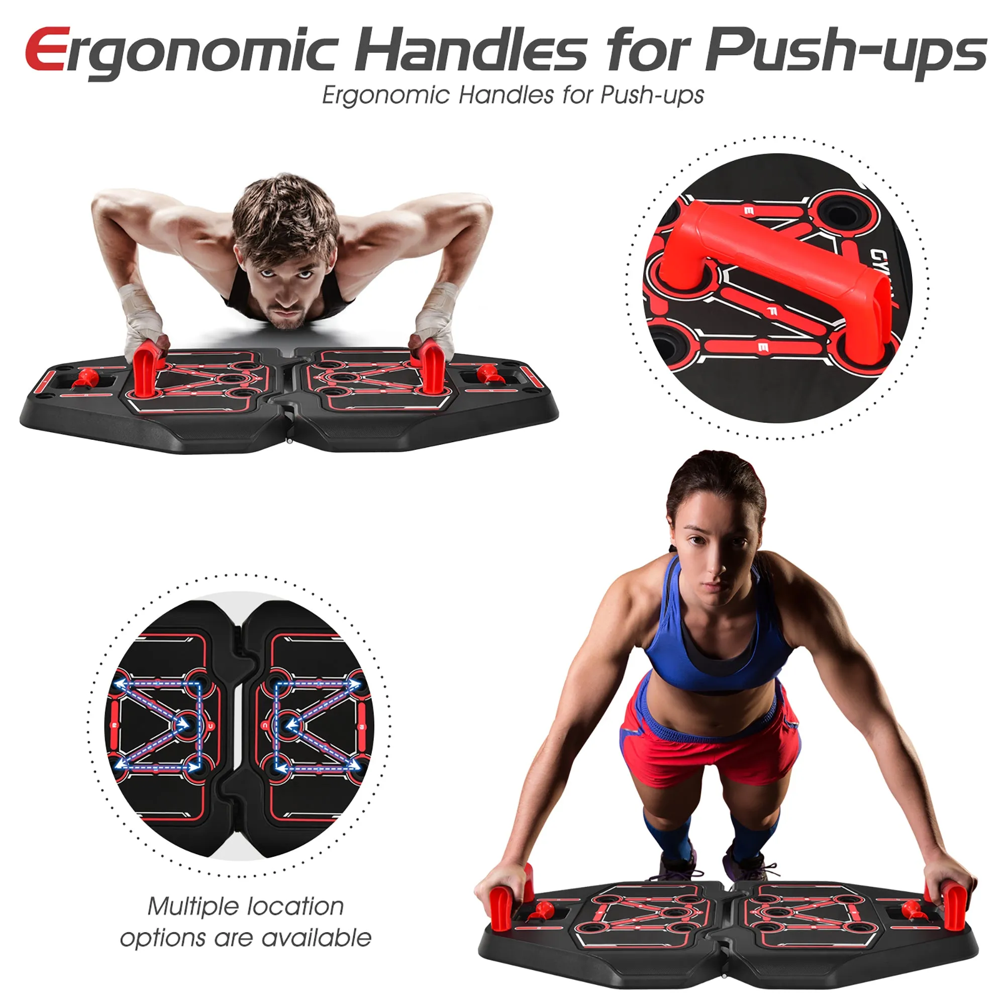 Portable Home Gym Full Body Workout Equipment w/ 8 Exercise Accessories
