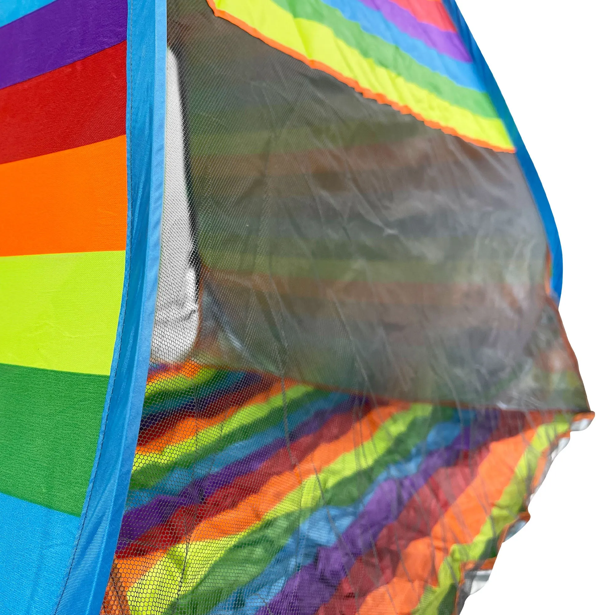 Portable Summer Beach Tent for 2, Lightweight, Round Shape, UPF 50  Sun Protection, Zipper Closure, Vestibule Utility, Sturdy Alloy Support, Durable Polyester Material