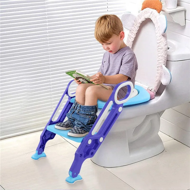 Potty Training Seat with Step Stool Folding Ladder
