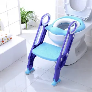 Potty Training Seat with Step Stool Folding Ladder