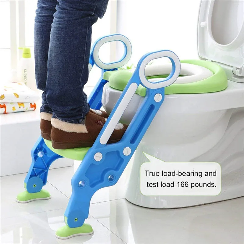Potty Training Seat with Step Stool Folding Ladder