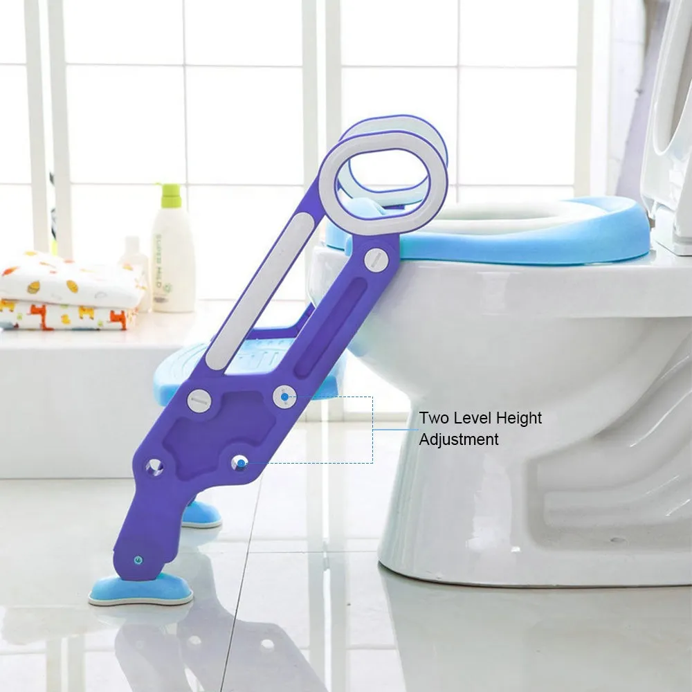 Potty Training Seat with Step Stool Folding Ladder