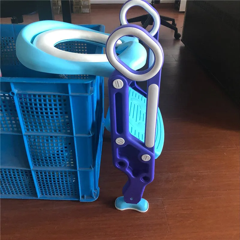 Potty Training Seat with Step Stool Folding Ladder