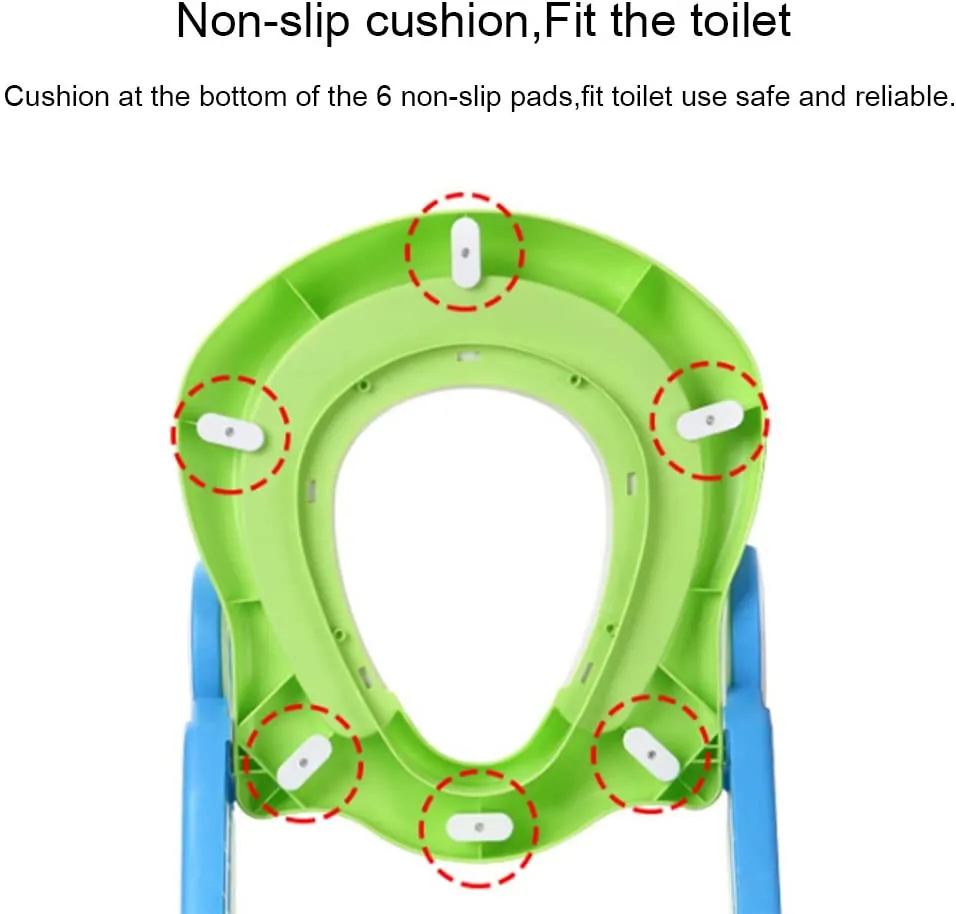 Potty Training Seat with Step Stool Folding Ladder
