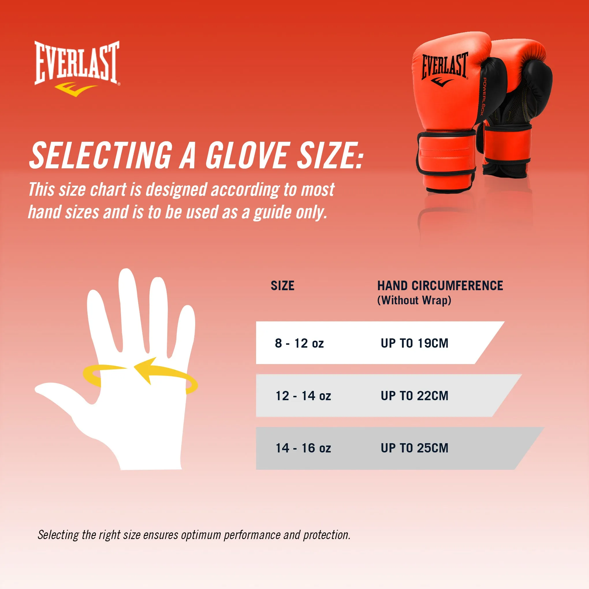 POWERLOCK 2 TRAINING GLOVES - RED