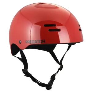 Predator SK8 Soft Foam Skate Helmet - Gloss Red