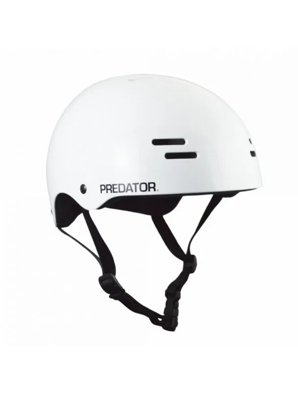 Predator SK8 Soft Foam Skate Helmet - Gloss White
