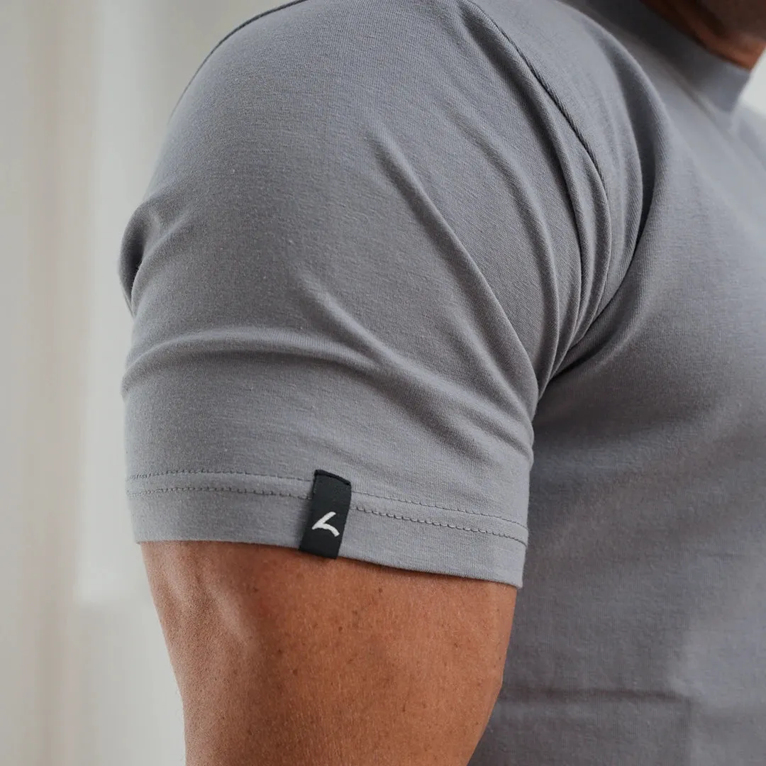 Premium Active Tee - Light Grey