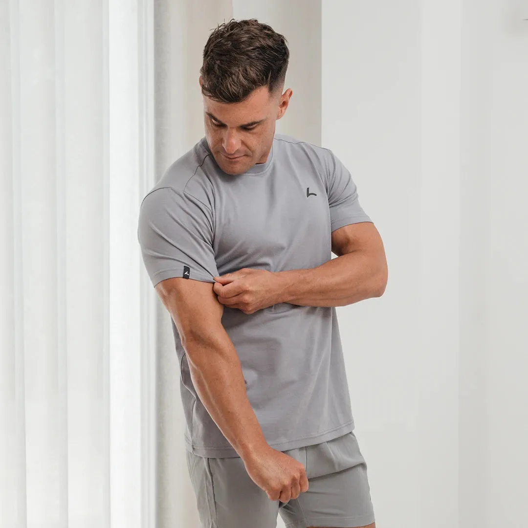 Premium Active Tee - Light Grey
