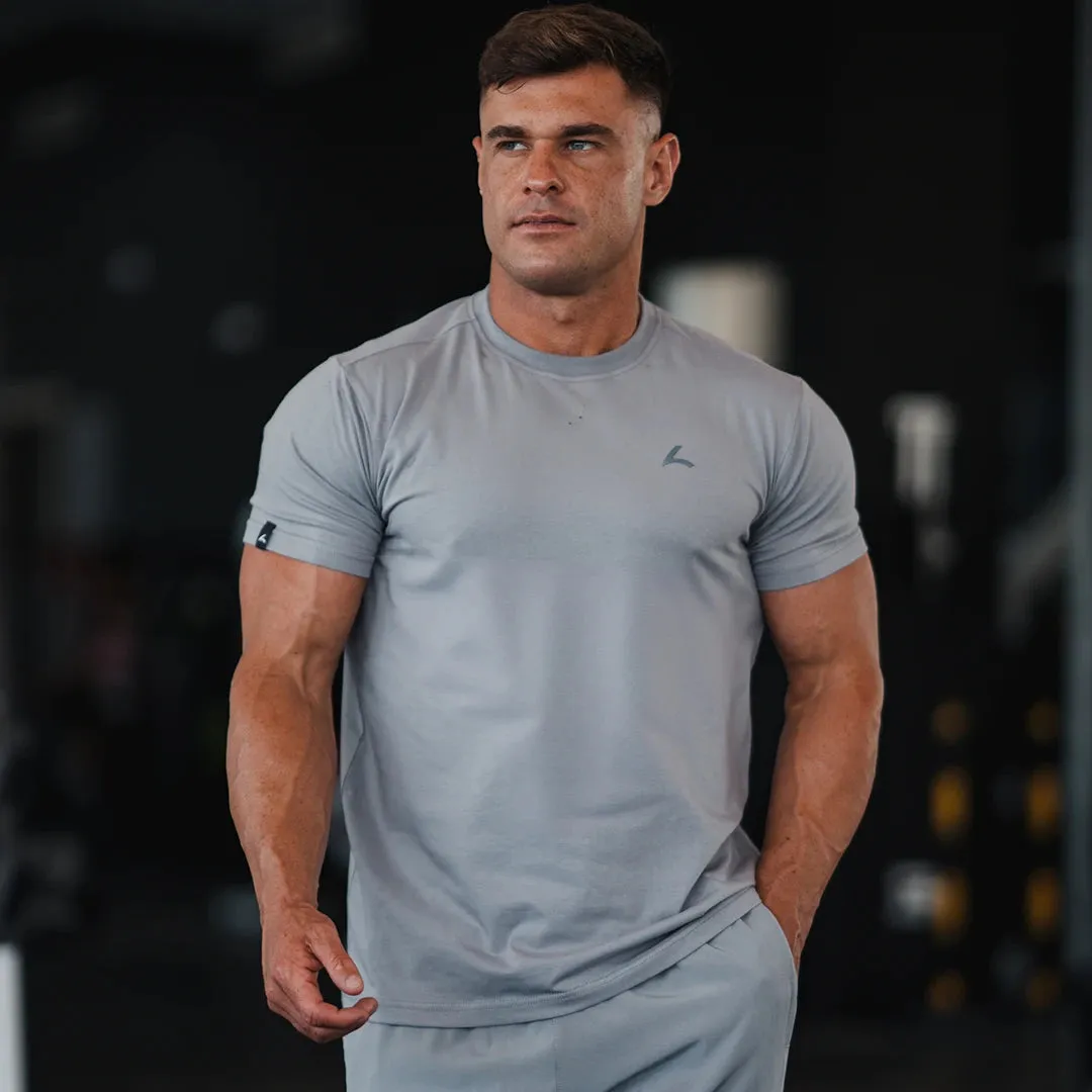 Premium Active Tee - Light Grey