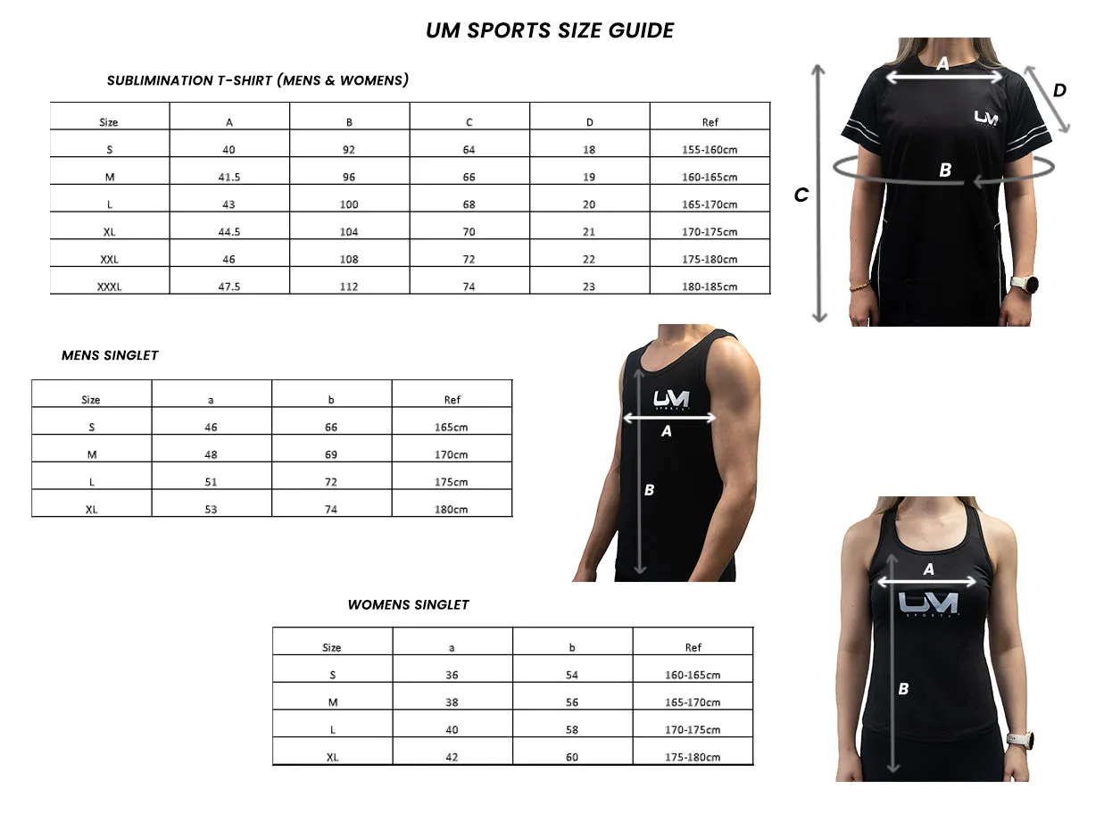 Premium Womens Cross Back Singlet by UM Sports