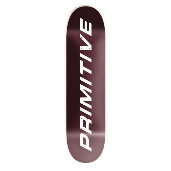 Primitive Euro Slant Core Deck Burgundy x Venom Custom Complete Skateboard - 8.125"