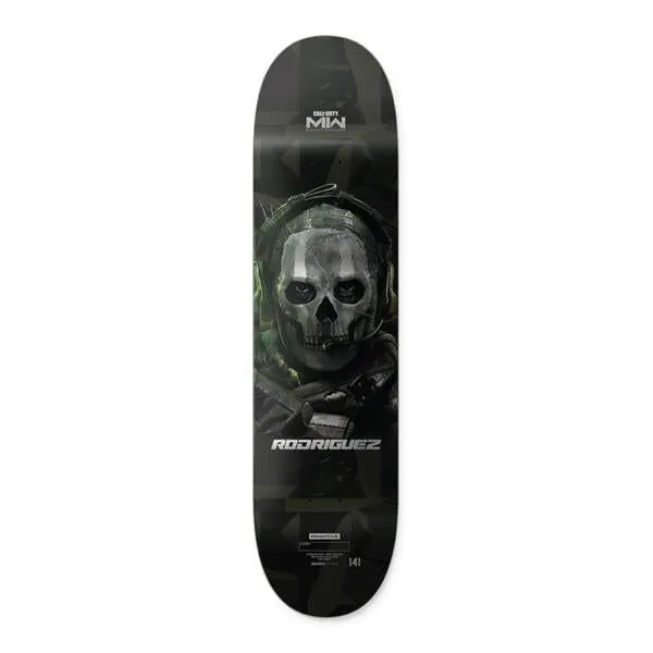 Primitive Rodriguez Ghost Deck Black x Venom Custom Complete Skateboard - 8.125"
