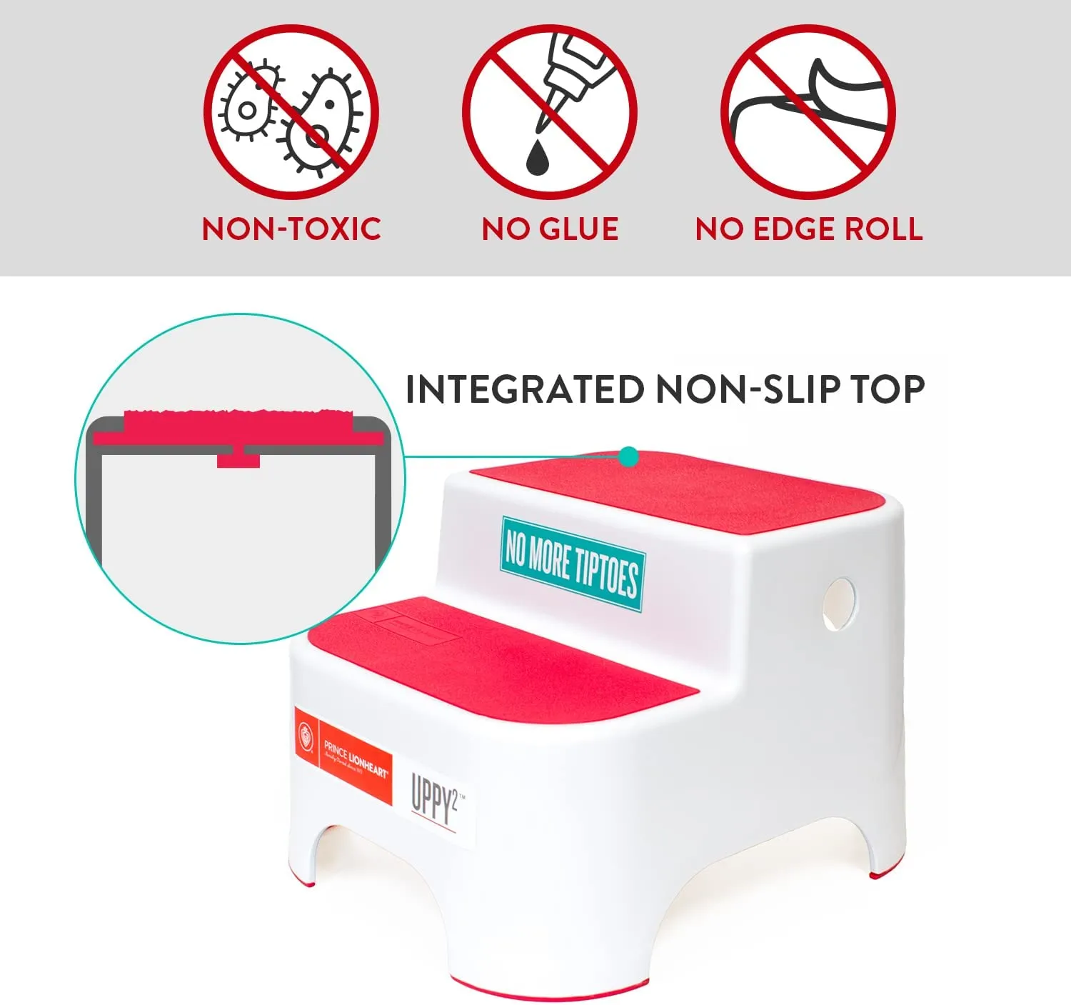 Prince Lionheart UPPY2 Step Stool Fuchsia