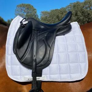 Pro Line 3D Air Mesh Dressage Saddle Pad White