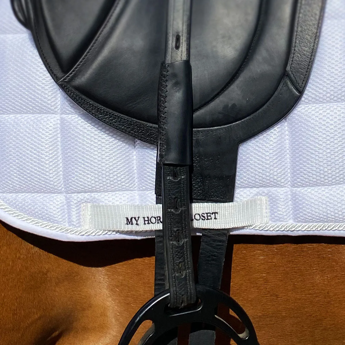 Pro Line 3D Air Mesh Dressage Saddle Pad White
