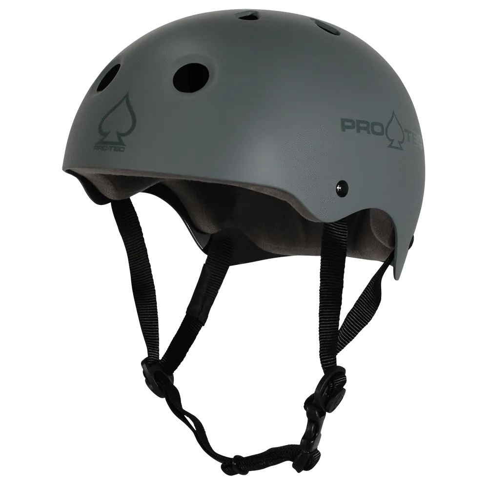 PRO-TEC CLASSIC SKATE MATTE GREY HELMET