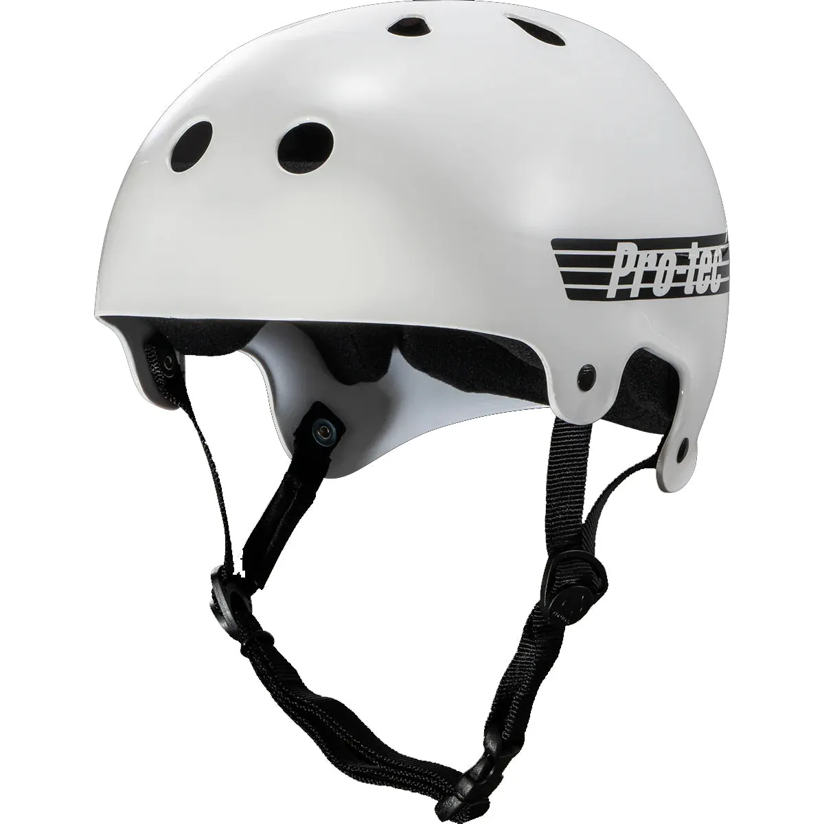Protec Old School White Skate Helmet