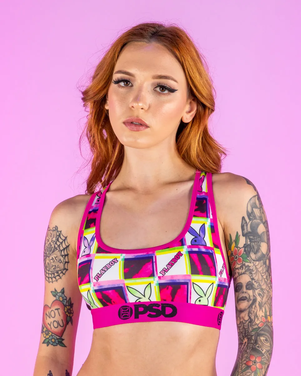 PSD Playboy Checkers Sports Bra