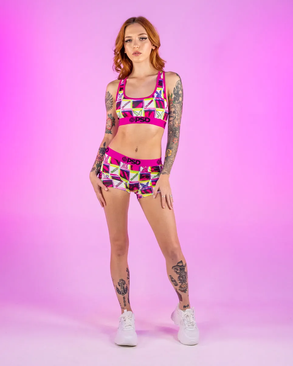 PSD Playboy Checkers Sports Bra