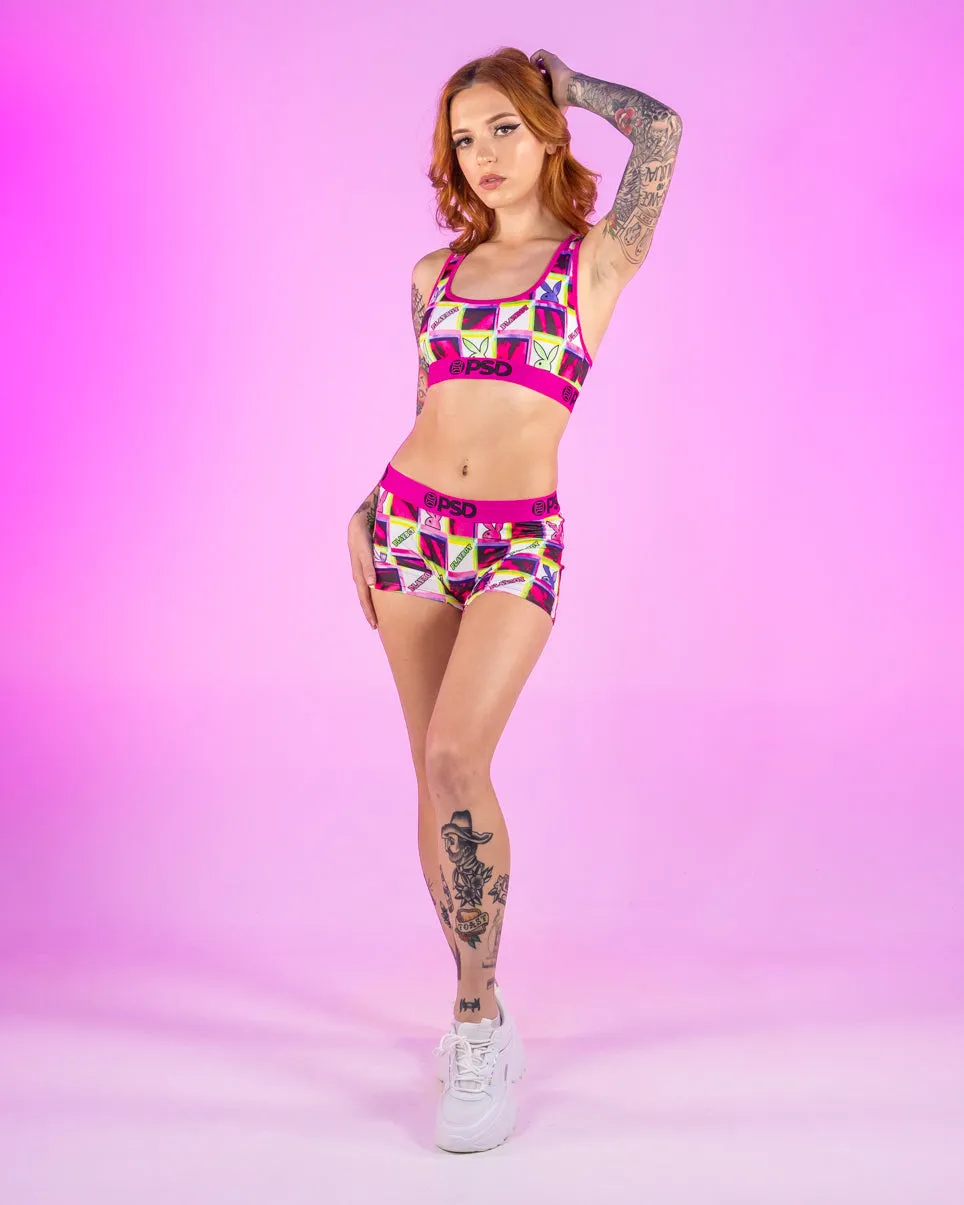 PSD Playboy Checkers Sports Bra