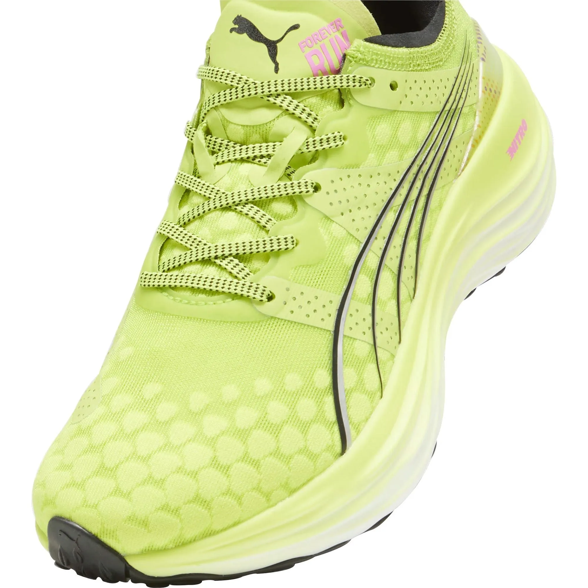 Puma ForeverRun Nitro Womens Running Shoes - Yellow