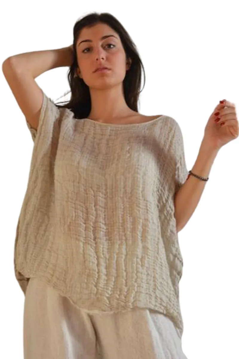 Pure Italian Linen Top