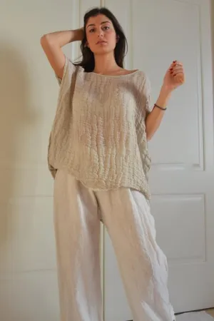 Pure Italian Linen Top