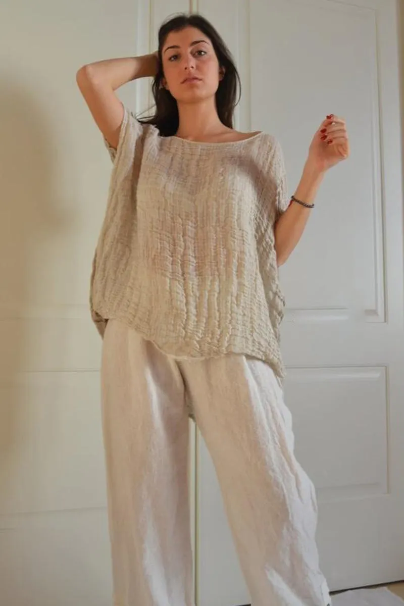 Pure Italian Linen Top