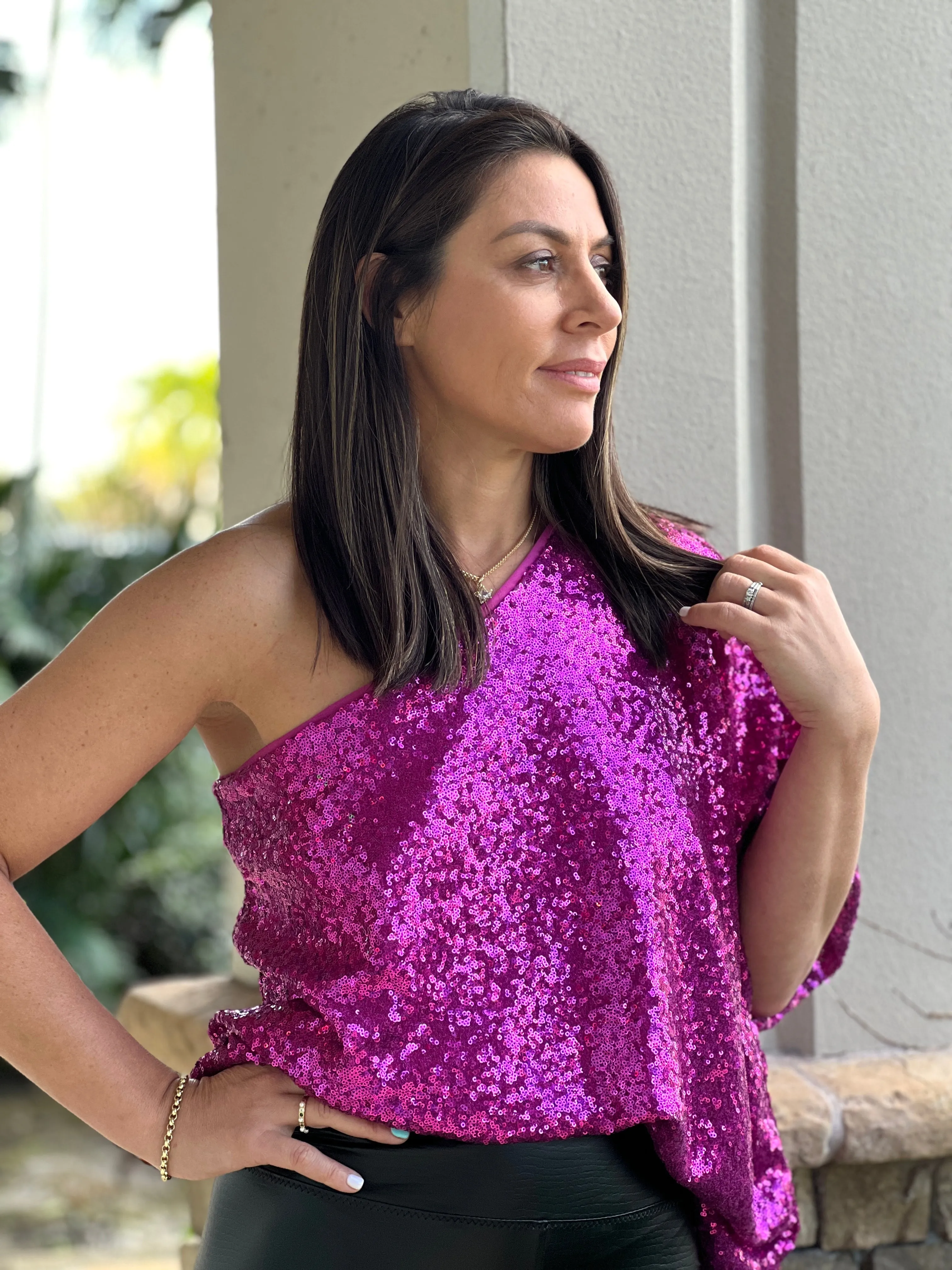 "Anto" One Shoulder Top