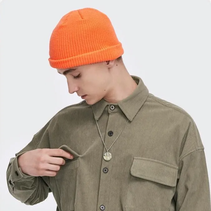 "CAPCUFF" Bonnet Streetwear Noir - URB1™