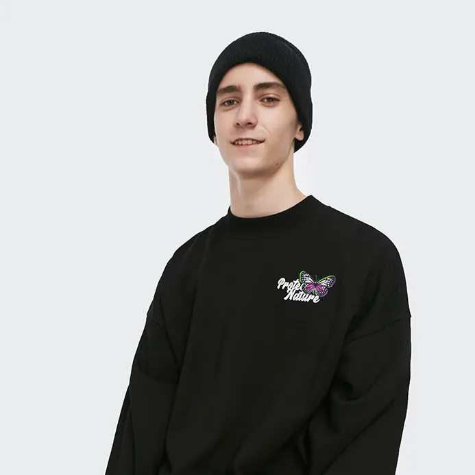 "CAPCUFF" Bonnet Streetwear Noir - URB1™
