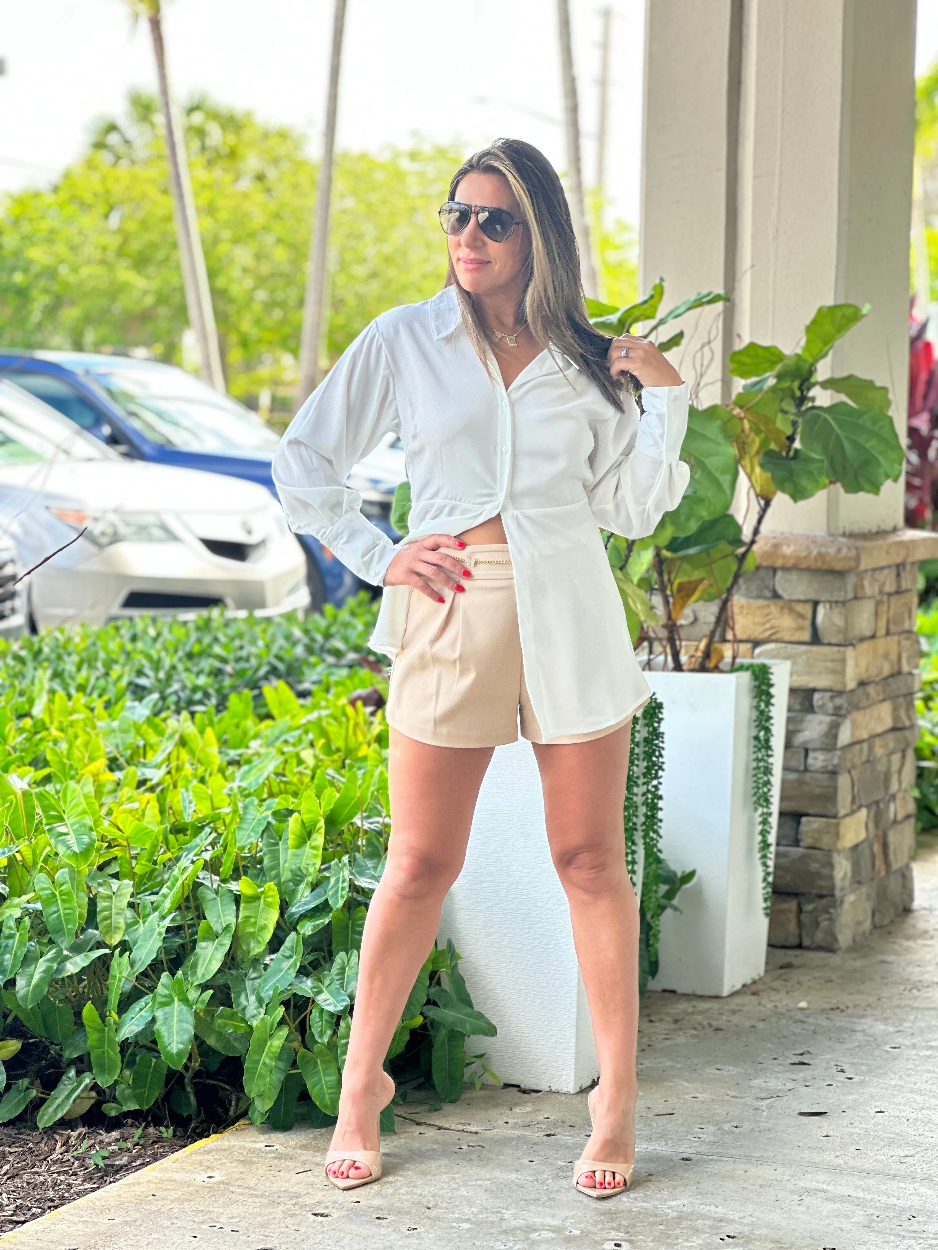"Ika" High Waist Shorts