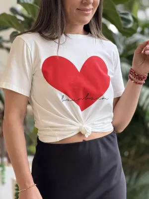 "Valentina" Heart Design T Shirt