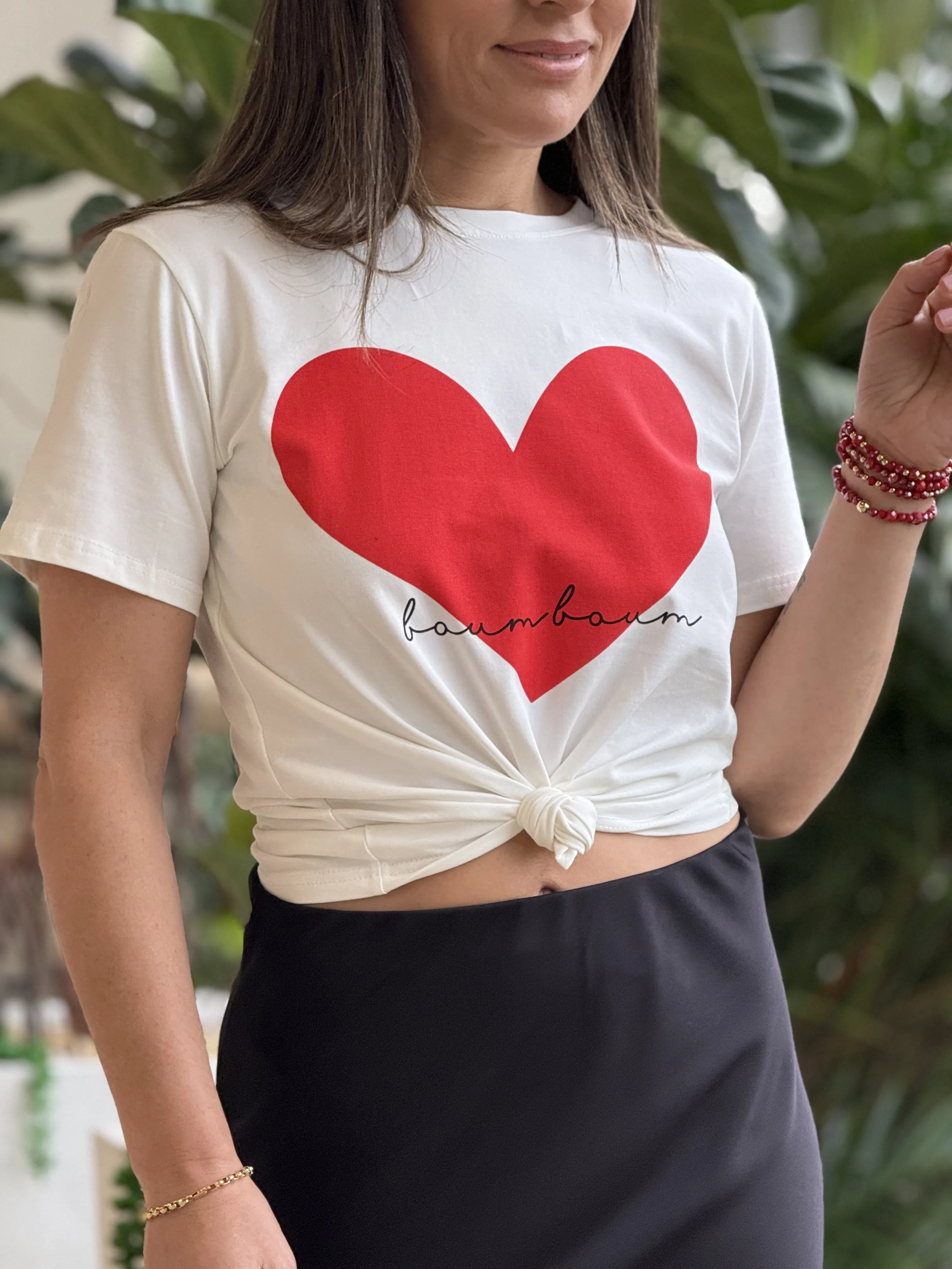 "Valentina" Heart Design T Shirt