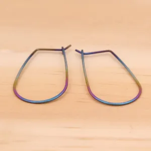 Rainbow Niobium Hoops