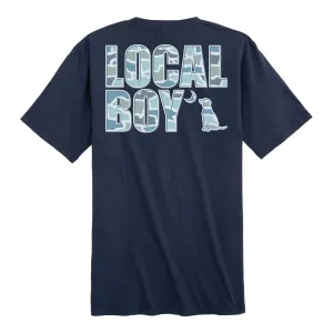 Raised Camo Text Short Sleeve T-Shirt