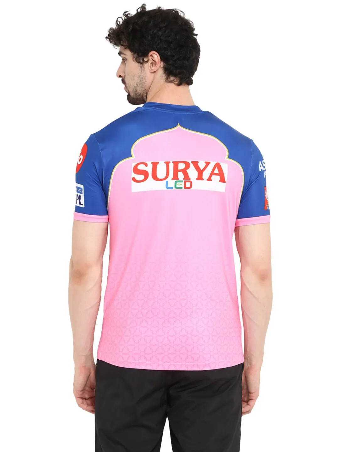 Rajasthan Royals Training Men Jersey RRRTMJ02-S-Pink