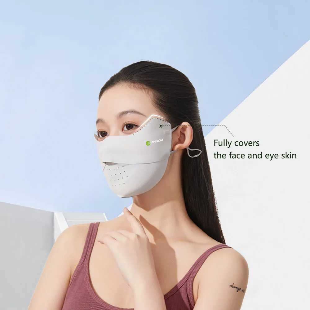Raw Yarn Seamless Sun Protection Mask