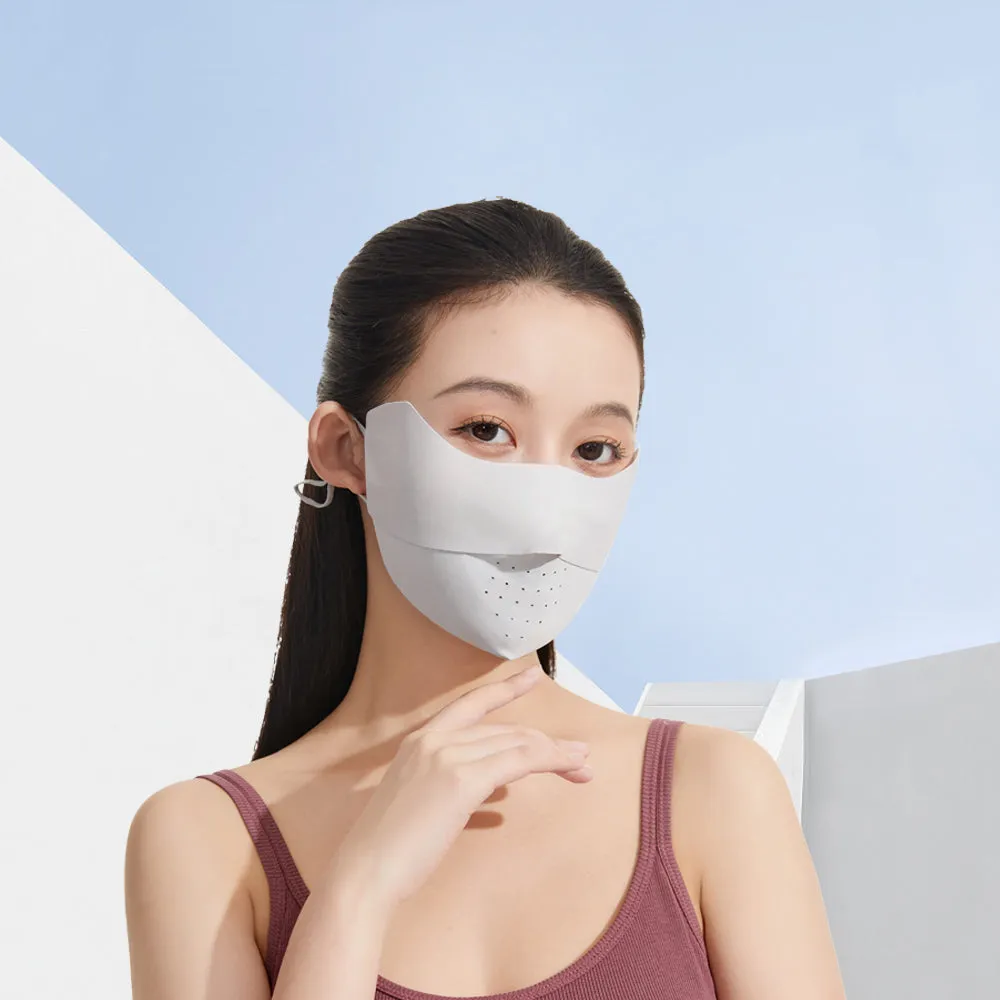 Raw Yarn Seamless Sun Protection Mask