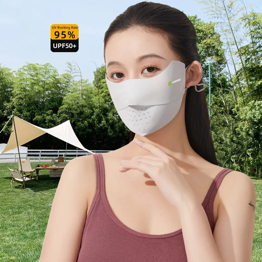 Raw Yarn Seamless Sun Protection Mask