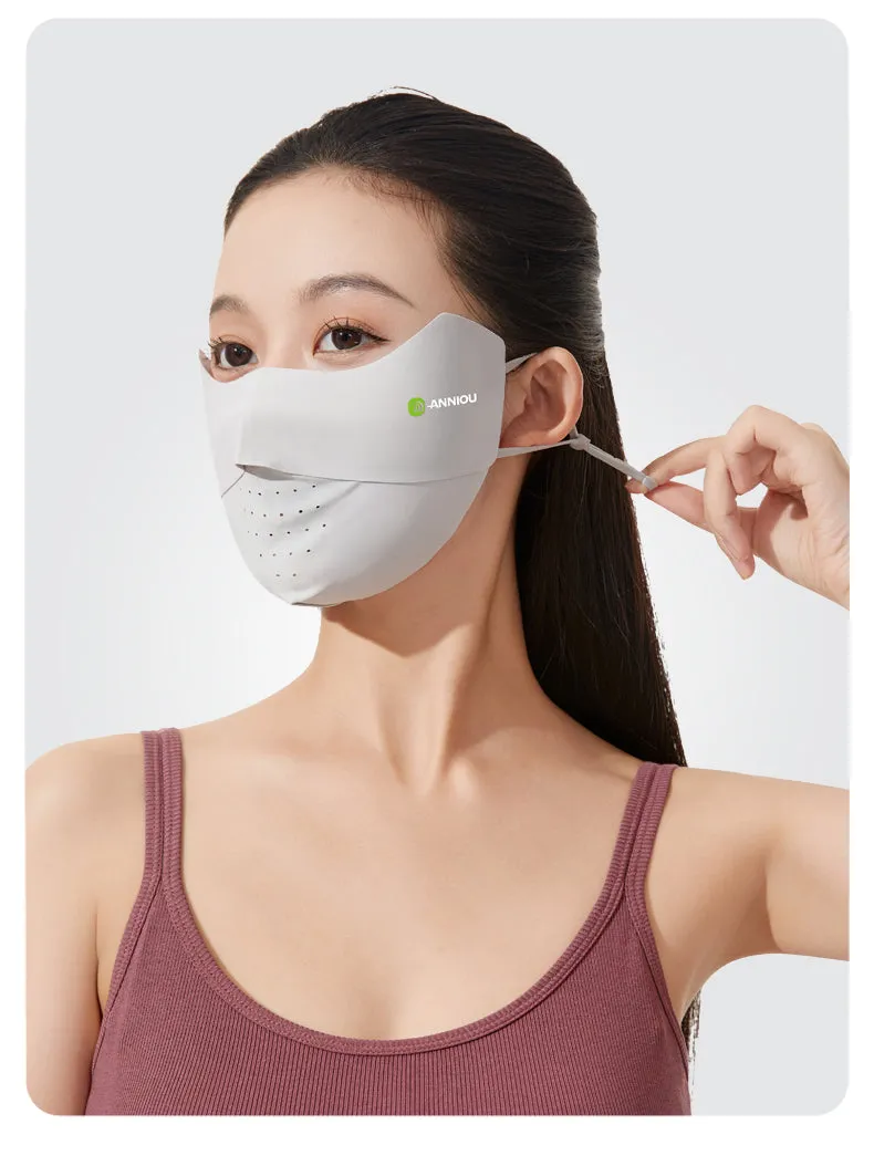 Raw Yarn Seamless Sun Protection Mask