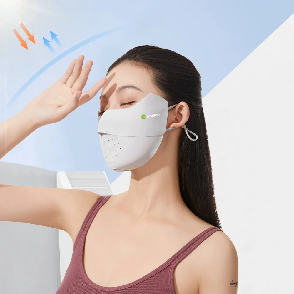 Raw Yarn Seamless Sun Protection Mask