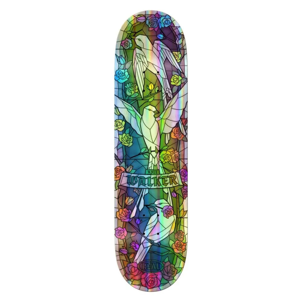 Real Kyle Holographic Cathedral x Venom Custom Complete Skateboard - 8.38"