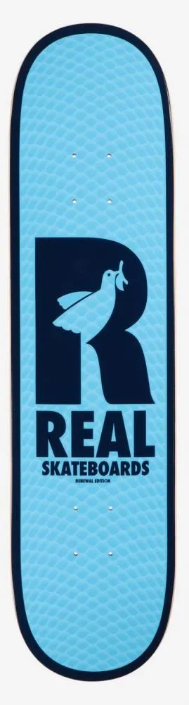 Real Renewal Doves Blue Custom Complete Skateboard - 7.75"