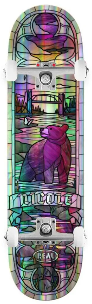 Real s Nicole Foil Holo Cathedral x Venom Custom Complete Skateboard - 8.38"