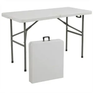 Rectangular Folding Table 1.22cm White ZK-122E