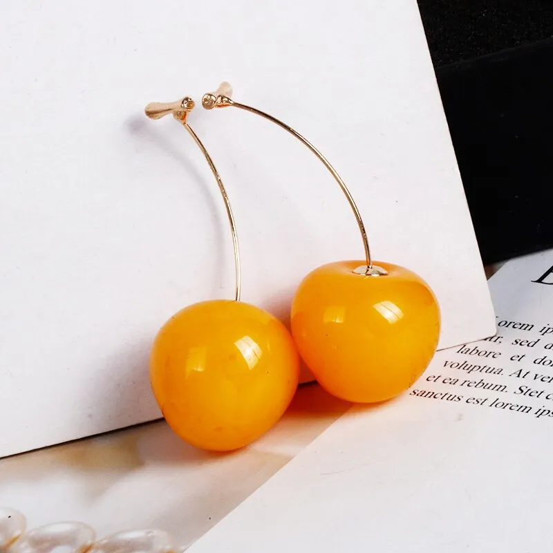 Red Cherry Earrings