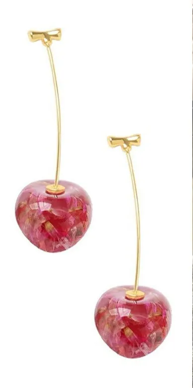 Red Cherry Earrings